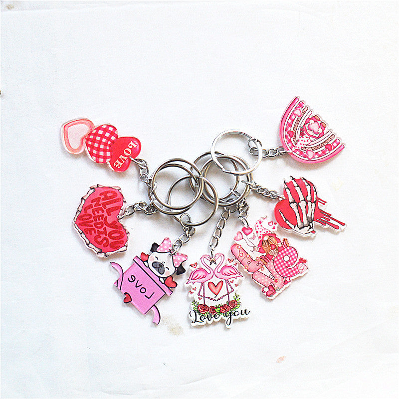 Wholesale Round Hollow Spray Painted Acrylic Earrings